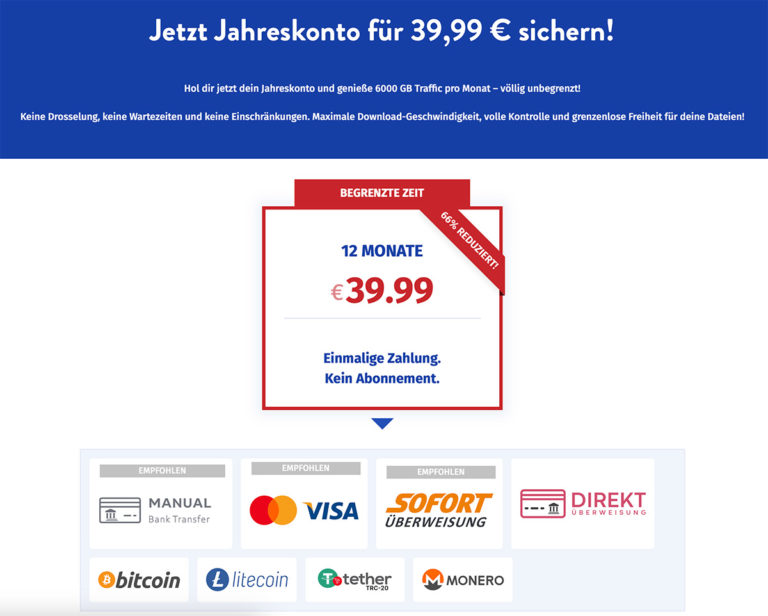 DDownload Premium Angebot